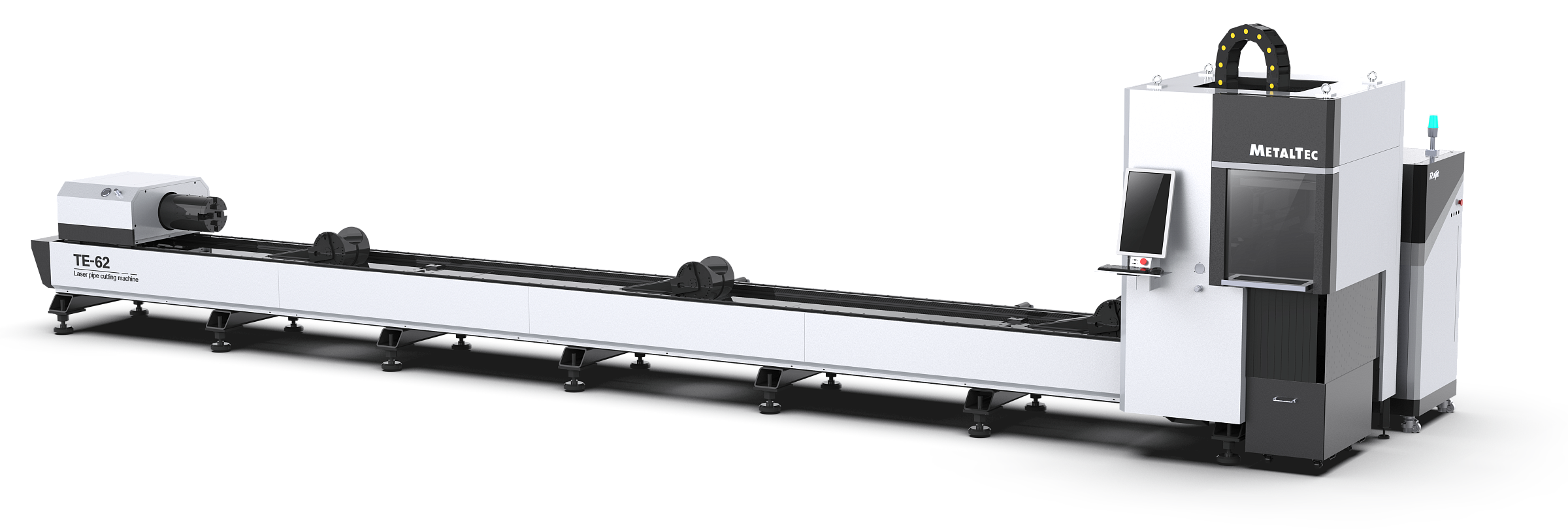 Оптоволоконный лазерный станок для металлических труб MetalTec TЕ-62 (3000W)